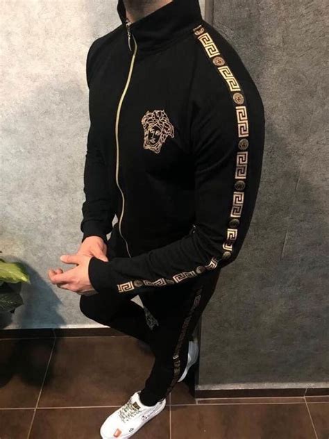 versace outfit for men summer|Versace tracksuit for men.